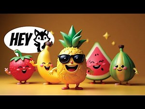 Amazing Dancing Fruit Sensory Video for Kids!