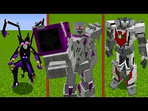 New Transformers mod in Minecraft