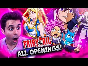 FAIRY TAIL Opening 1-26 REACTION! (ALL FAIRY TAIL OPENINGS)