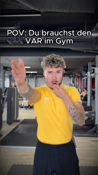 POV: You need VAR at the gym😂