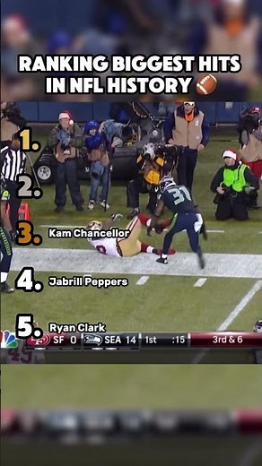 Ranking The Biggest Hits in NFL History