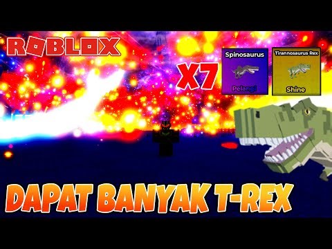 GILA!! DROP RATE PECAH!! Tiba-tiba DAPET BANYAK T-REX SHINE + SPINO Pelangi!?