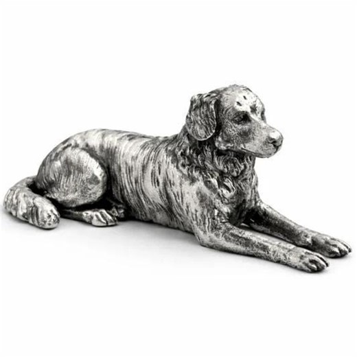 Australian Shepherd | Gold Spartan 999  Pure Silver Figurine | Hand-poured Collectible Statue | Heirloom Gift - Etsy