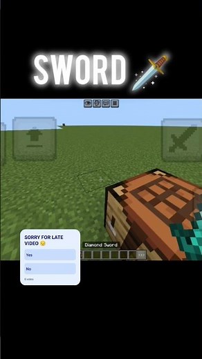 ⚔️ How to Craft a Sword in Minecraft! 🛠️ #minecraft #shorts #gaming