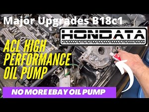 Acl high performance oil pump B18c1 all motor build. P-75 ecu hondata integra gsr