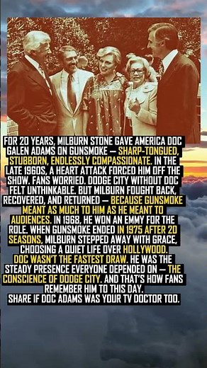 FOR 20 YEARS HE WAS DOC ADAMS — THE HEART OF DODGE CITY