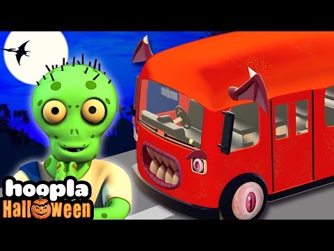 Scary Wheels On The Bus | Spooky Song For Kids | Hoopla Halloween