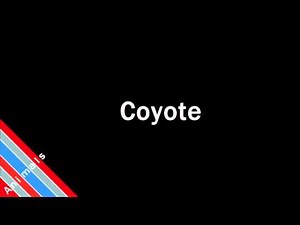 How to Pronounce Coyote