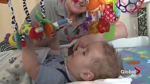 Baby hugging program at Victoria General Hospital