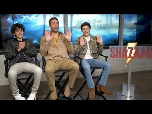 Jack Dylan Grazer, Zachary Levi & Asher Angel Interview: SHAZAM!