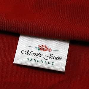 Custom Garment Labels - Personalized Branded Organic Cotton Ribbon Label Logo or Text Sewing DIY Labels 100 Piecese Labels for Kids (1#,20PCS)