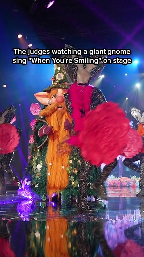Wow, look at #GnomeMask go. 💀🤣 #TheMaskedSinger #FOXTV #tms #reality #dickvandyke #unmasked #jennymccarthy #nicolescherzinger #robinthicke #kenjeong
