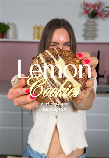 Zitronen-Cookies Rezept – vegane, frische Kekse mit weißer Schokolade