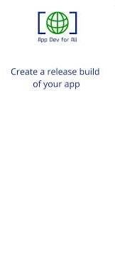Create a release build of your Android app in Code on the Go