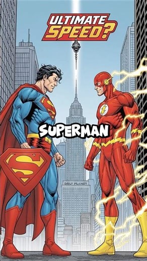 Superman vs the flash