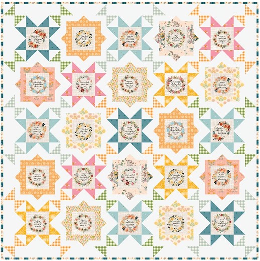 Bible Verse Quilt Pattern: Fussy Frames Design (paper Print Version - MAILED) - Etsy