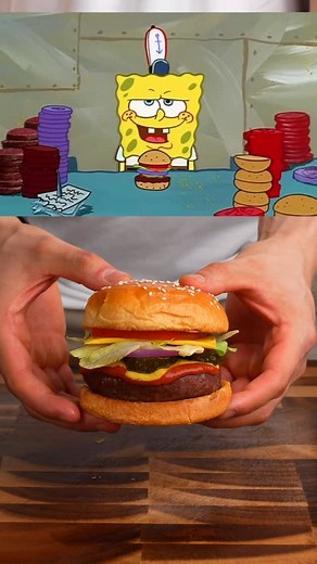 Nicolas Enache on Instagram: "Mancare din desene animate Ep 2- Spongebob Krabby Patty 💪🏻 Nutriția nu trebuie să fie plictisitoare, un pic de copilărie în farfurie 🍝🎬"
