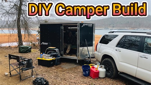 DIY Cargo Trailer Camping Survival in Wet Weather Gone Wrong: Watch the full video at the link below https://youtu.be/p-5C89etII4 | The Appalachian Channel with John Ward