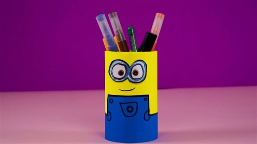 Fun pencil holder craft for kids