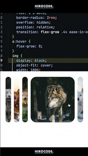 hoverすると広がる要素 #shorts #コーディング #プログラミング #htmlcss #html #css #javascript #webデザイン