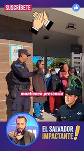 La Policía Nacional Civil está desplegada en todas las escuelas a nivel nacional para garantizar la seguridad de los estudiantes en su regreso a clases. #NayibBukele #ElSalvador #Seguridad | El Salvador Impactante