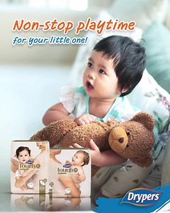 Play with your baby comfortably with Drypers Touch! With its super dry absorption core, your little one can play for 12 hours straight with ultimate comfort! 🤩 🛒 Add to cart now at: Lazada: https://bit.ly/3Y19pZN Shopee: https://shopee.ph/drypers_philippines #DrypersPH #DrypersTouch | Drypers Philippines