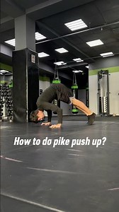 How to do pike push up? #calisthenics #fitness #sports #workout #homeworkout