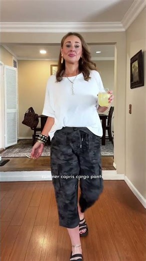 These capris cargo pants will keep you cool and comfy all summer
