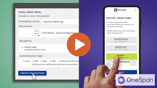 Video | OneSpan Sign with ID verification