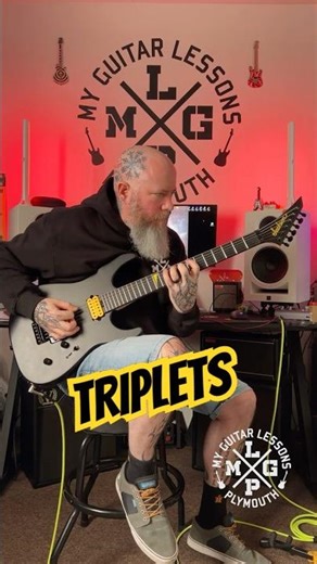 Three Notes Per String Triplets. #guitar #shorts #guitarsolo #shortsvideo