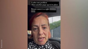 Sarah Cawood shares tearful cancer treatment update
