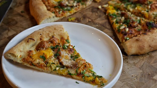 Thai-Inspired Chicken Pizza Recipe - Mashed