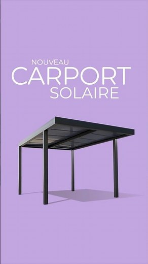 Nouveau carport solaire Sepalumic : l'abri voiture à l'épreuve du temps