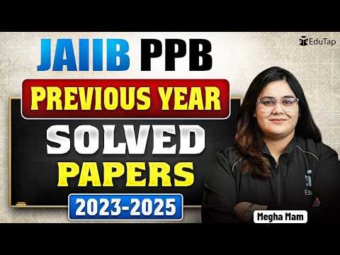 JAIIB PPB Previous Year Question Paper | JAIIB Memory Based Previous Year Questions | JAIIB PPB PYQs