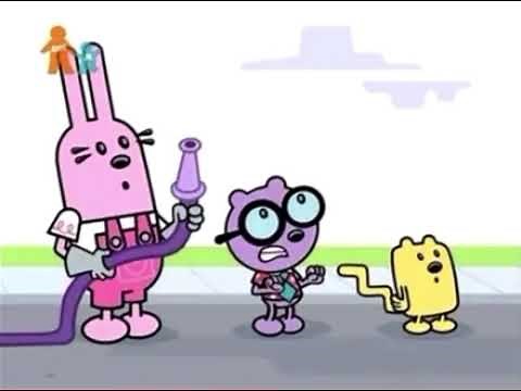 Wow Wow Wubbzy - Attack of the 50 Foot Fleegle (UK Dub, 2 Minute Clip)