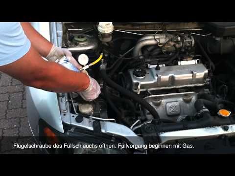 Klima Gas selber befüllen -- mit SIMPLE Starterkit