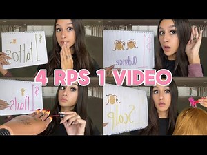 ASMR 4 RPS 1 VID *$1 nails,tattoos,advice,and scalp* 😳
