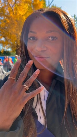 142K views · 3K reactions | Gabby Thomas, who served as the New York City Marathon Grand Marshal, shows off the new Olympic ring she got after winning three gold medals at the #ParisOlympics. ✨ | NBC Olympics & Paralympics | Facebook
