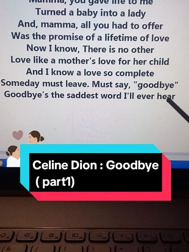 Celine Dion: Goodbye - Part 1 Karaoke Lyrics
