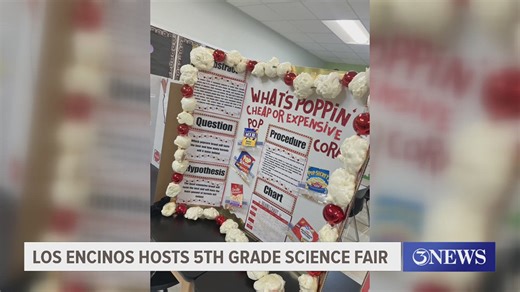 Los Encinos Elementary School hosts fifth grade science fair!