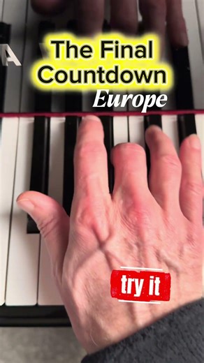 The Final Countdown – Europe, Try it! #piano #pianocover #pianomusic