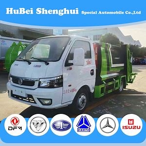 [Hot Item] 4cbm Special Compactor Compression Rubbish Refuse Waste Garbage Truck Collection Truck