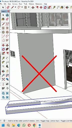 SketchUp tips 👍👍 (How to place or make round #stair in #Sketchup with followme tool)🙂🙂 #sketchuptutorial #sketchuppro | Sahana Aktar