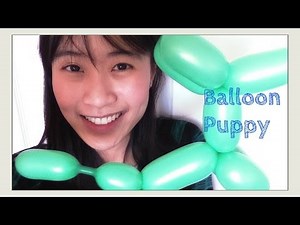 How to Make a Balloon Puppy / Balloon Dog - Balloon Animal Tutorial - Balloon Modeling / Twisting
