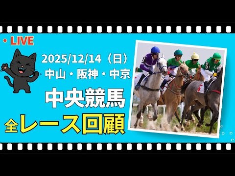 中央競馬全レース回顧。2025.12.14 中山・阪神