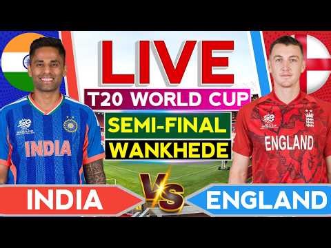 🔴 India vs England T20 WC Semi final Match Commentary | Ind vs Eng Live Score & Fan Chat🎙️