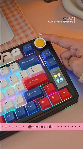 How to access & change settings - Aula S75 Pro mechanical keyboard #keyboard #gamingkeyboard #aula