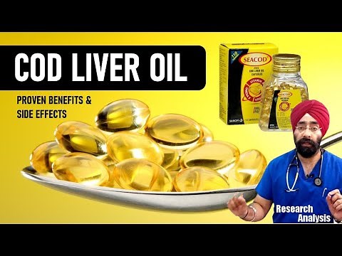 Cod Liver Oil : Proven Benefits & Side effects | Omega 3 + Vitamin A & D | Dr.Education Hin Eng