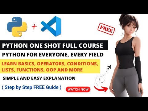 Python One Shot Full Course | Python For Beginners | Python Course | Learn Python | Kuku Courses