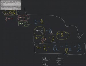 Two metallic wires P_{1} and P_{2} of the same material and sam... | Filo